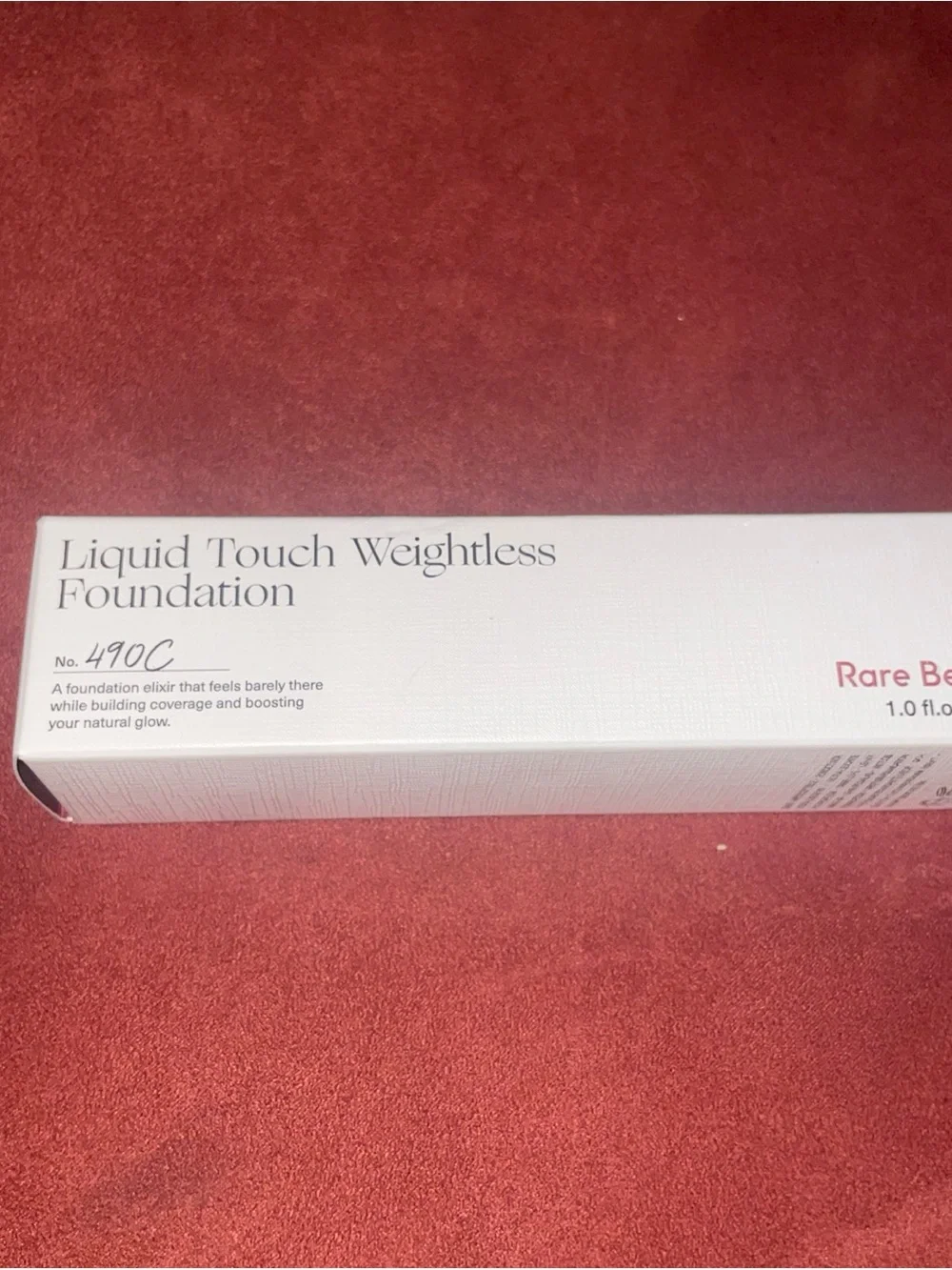 NEW Rare Beauty Liquid Touch Weightless Foundation Shade 490C 1 oz Sealed